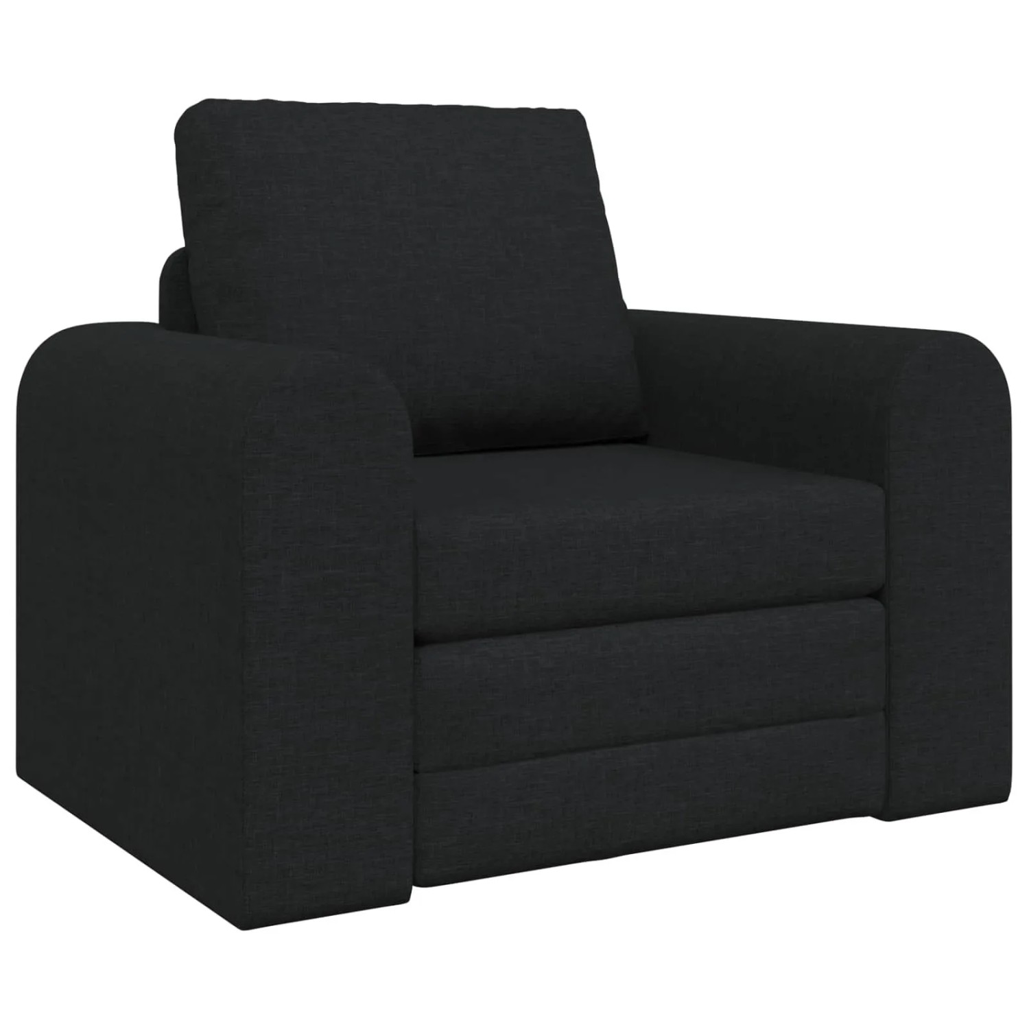 vidaXL Klappsofa Bett Schwarz 98 x 71 x 83 cm Stoff 42030502 günstig online kaufen