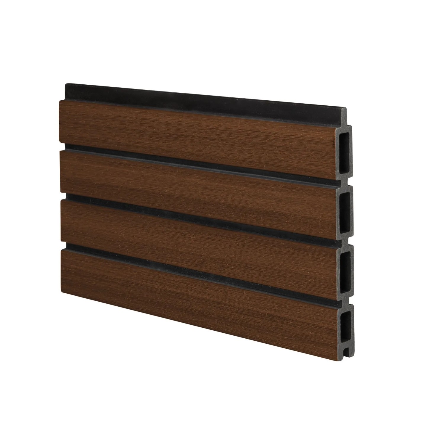 GartenLand Musterstück WPC Zaun Set Shadowline Ipè 20 cm