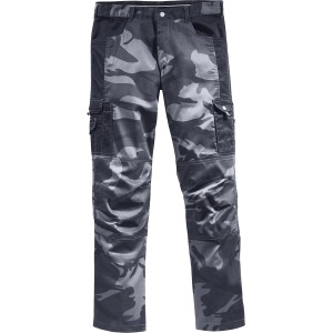 Scheibler Workwear Bundhose Camouflage anthrazit-camouflage Gr. 46, Arbeitskleidung mit Taschen.