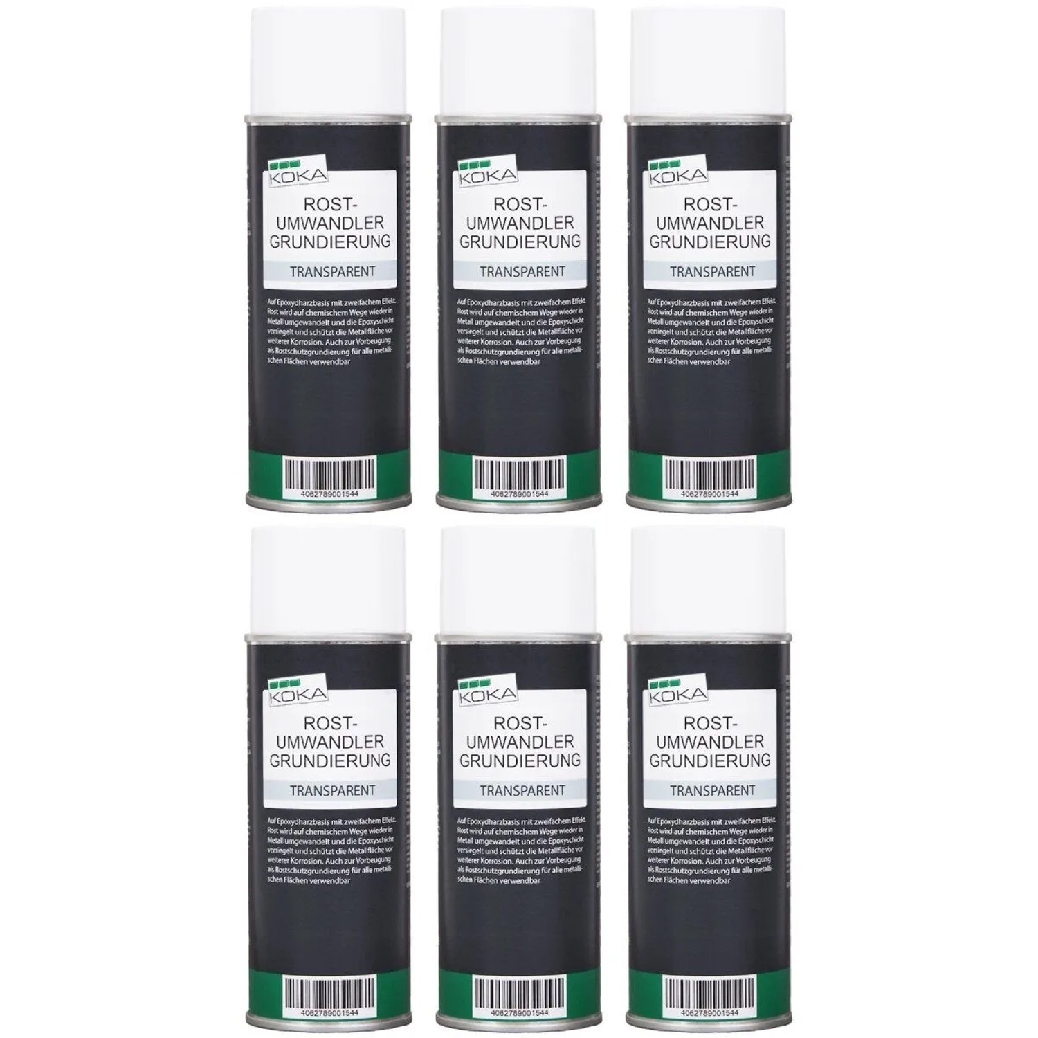 KOKA 6x Rostumwandler Grundierung Transparent