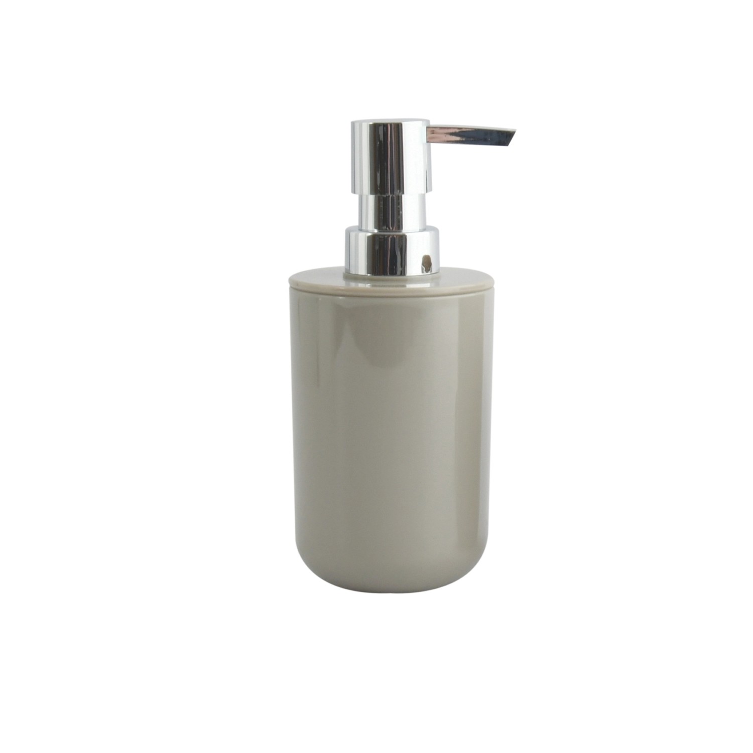 MSV Seifenspender Inagua Polystyrol Ø 7,2 cm x 16 cm Taupe günstig online kaufen