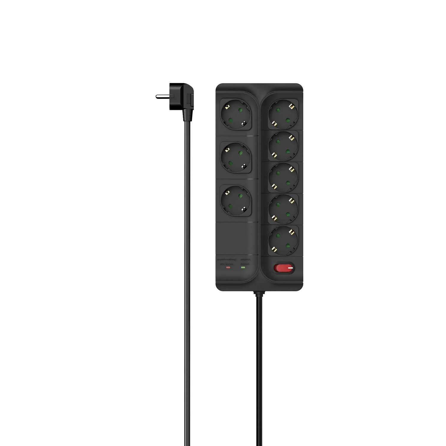 Hama Steckdosenleiste 8-Fach Überspannungsschutz Schalter Schwarz 1,5 m günstig online kaufen