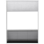 vidaXL Insektenschutz-Plissee für Fenster Jalousie Aluminium 60x80 cm 142615_5