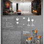 Ledvance Tischleuchte Decor Memphis, schwarz-gold, 36,5 cm. Dekorative LED-Tischlampe für Wohnzimmer und Büro.