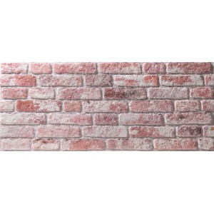 Rebel of Styles Verblender Ultralight Loft Red-White, rote und weiße Backsteinoptik.