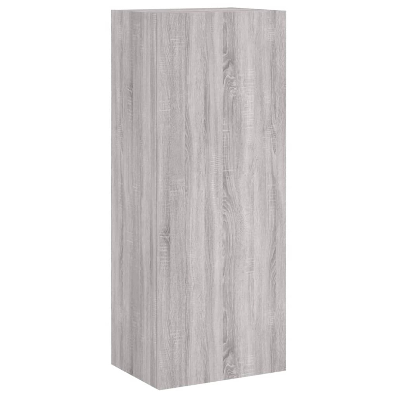 vidaXL TV-Wandschrank Grau Sonoma 40,5x30x102 cm Holzwerkstoff günstig online kaufen