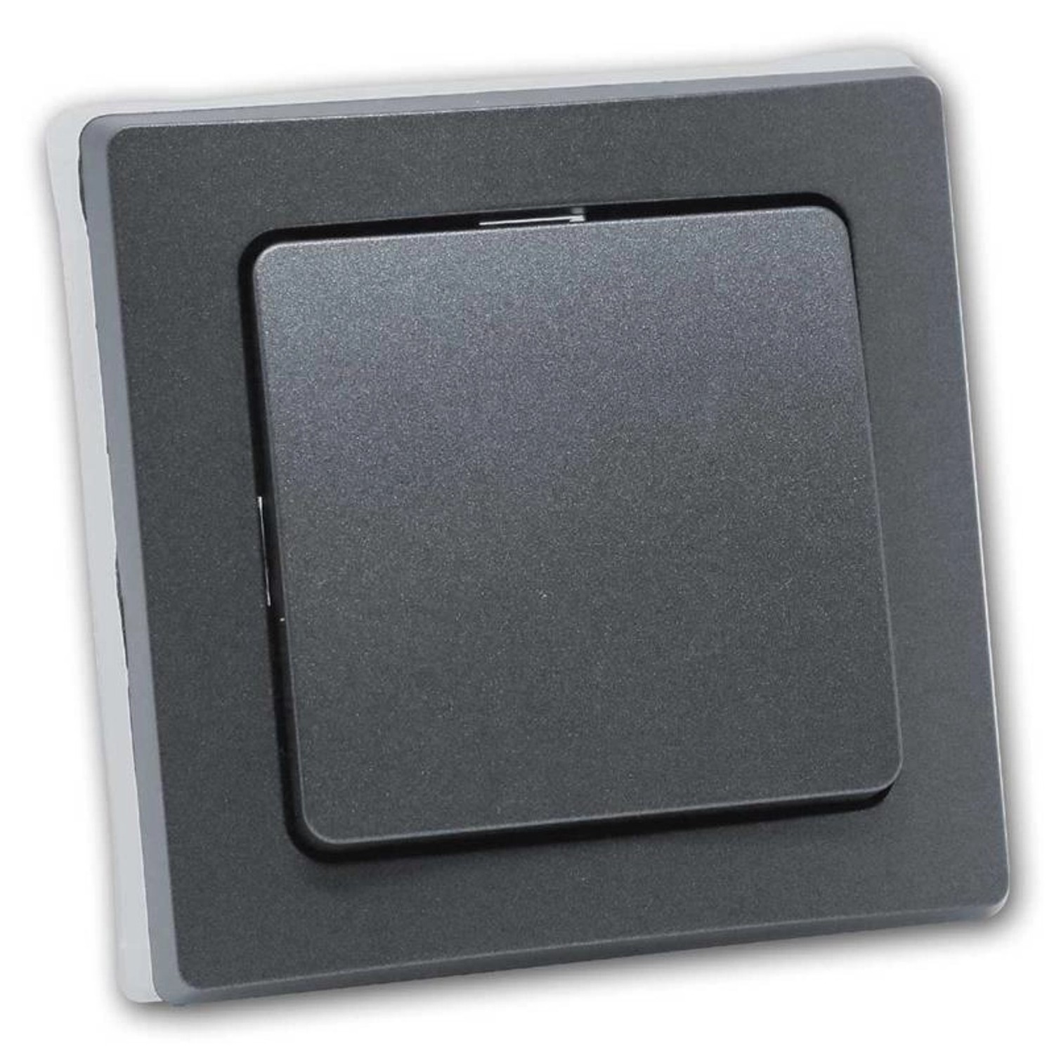 Thumbnail - ChiliTec MILOS Wechsel Schalter IP44 Anthrazit Matt Schraub