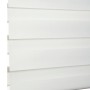Schöner Wohnen Doppelrollo Tilda, 90x150 cm, Weiß. Lichtdurchlässiges Rollo für Fenster, Detailansicht.