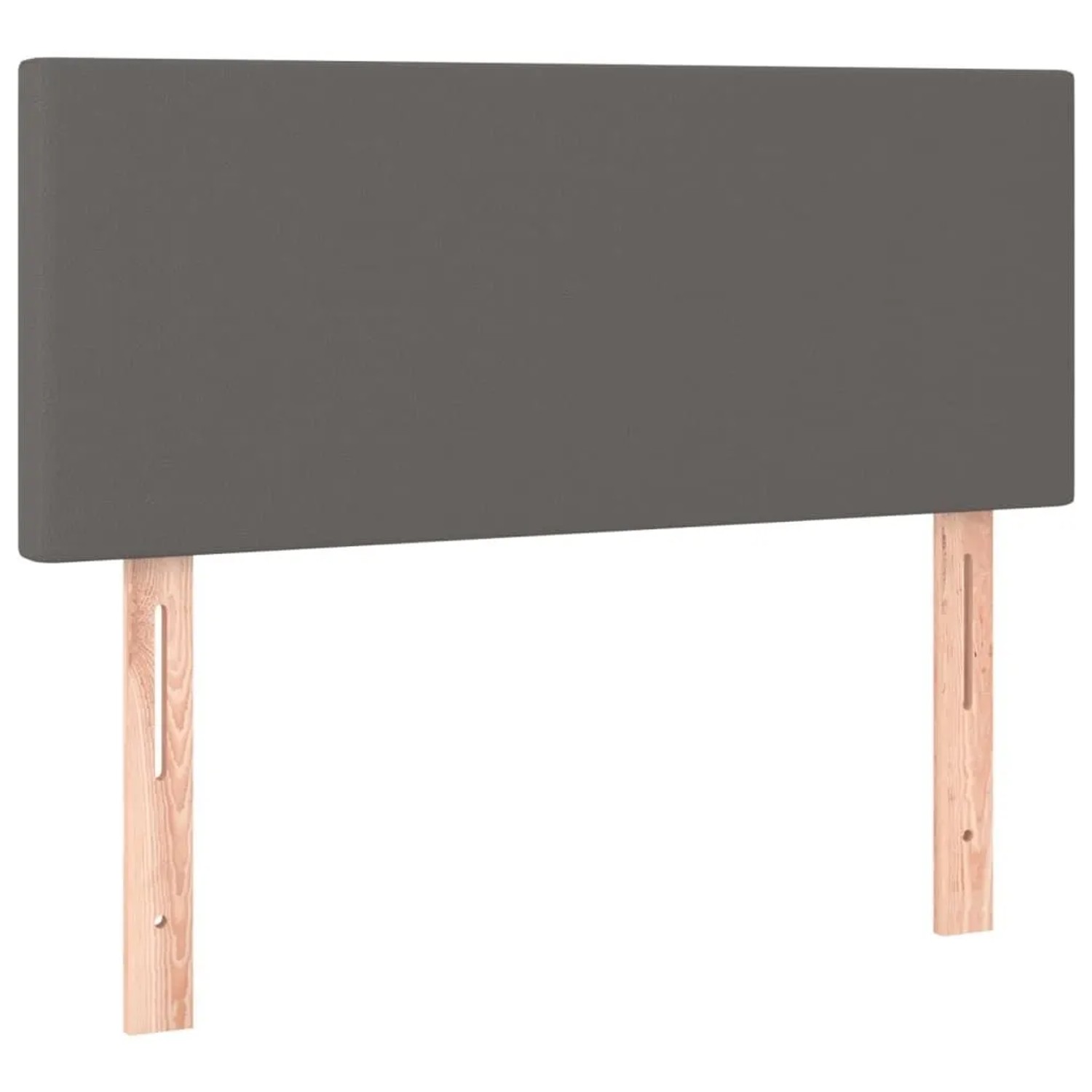 vidaXL Kopfteil Grau 100x5x78/88 cm Kunstleder 345776