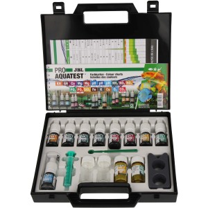 JBL ProAquaTest Combi Set Marin: Wassertestkoffer für Meerwasser-Aquarien mit Reagenzien, Farbkarten und Zubehör.