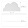 Relaxdays Platzdeckchen Kinder 2er Set Silikon Hellgrau Rutschfest 47,5 cm x 26,5 cm 120 g_4