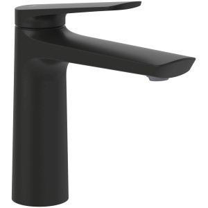 Villeroy & Boch Oasis Waschtischarmatur Ohne Zugstange mit Keramikkartusche Auslaufhöhe 114MM Rund Matt Black