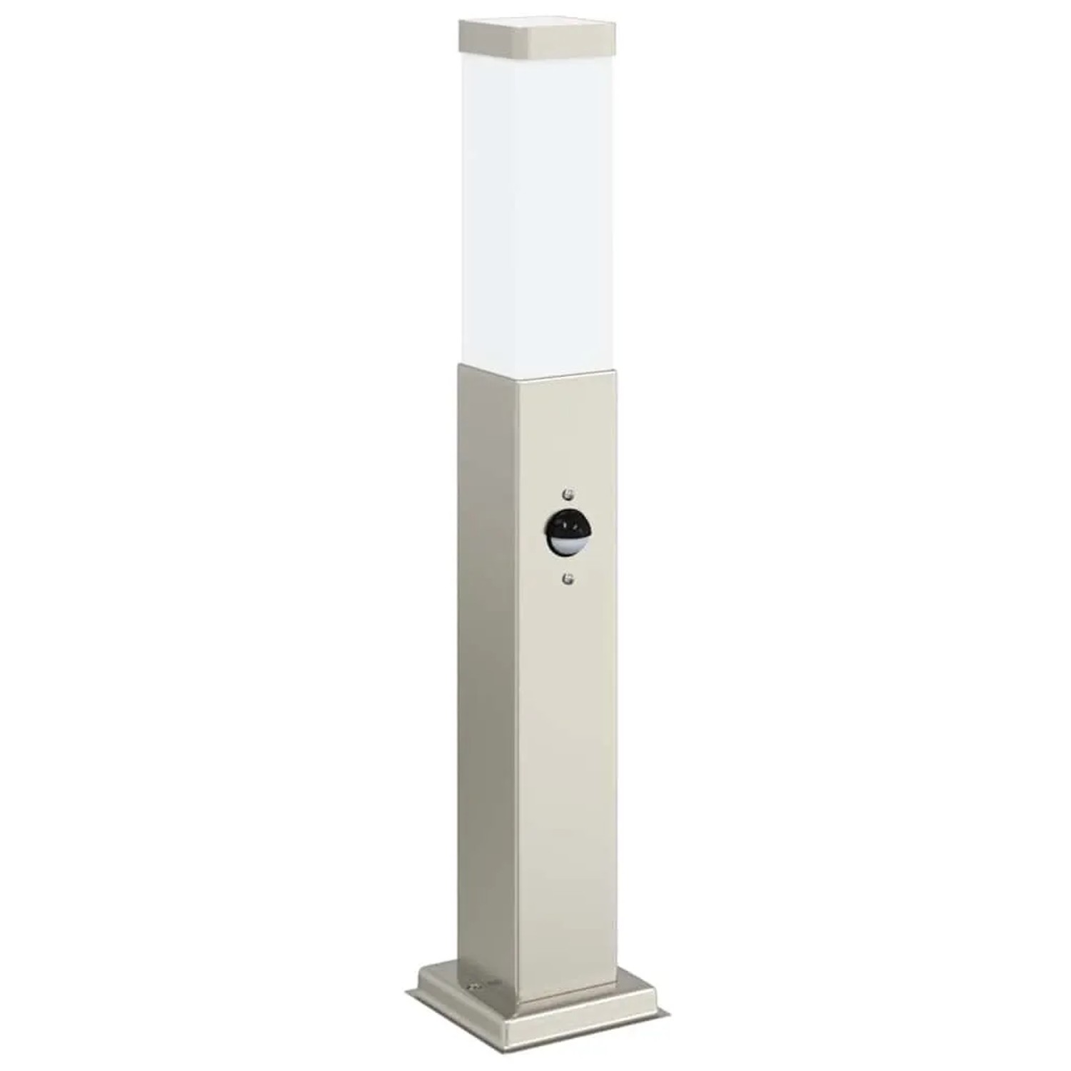 vidaXL Pollerleuchte mit Sensor 50 cm Edelstahl IP44 4006053