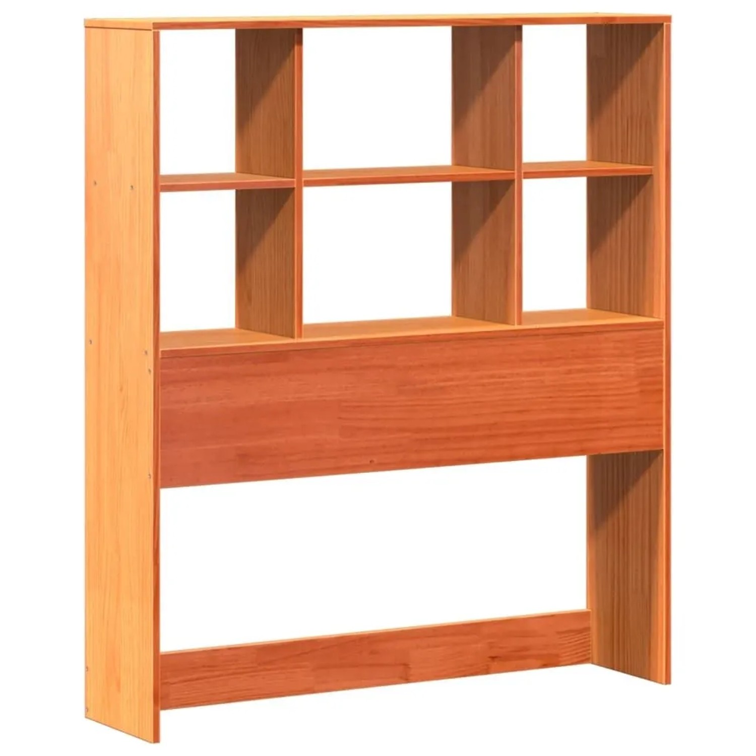 vidaXL Kopfteil mit Stauraum Wachsbraun 100 cm Massivholz Kiefer 855671