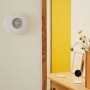 Weiße Yale Sirene für Smart Alarm Innen, kabellos, zur Wandmontage. Alarmanlagen-Zubehör.