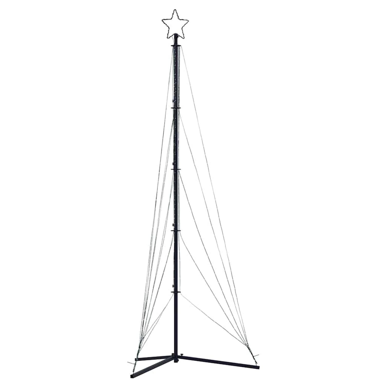 vidaXL LED Weihnachtsbaum 525 LEDs Kaltweiß 302 cm 4016417