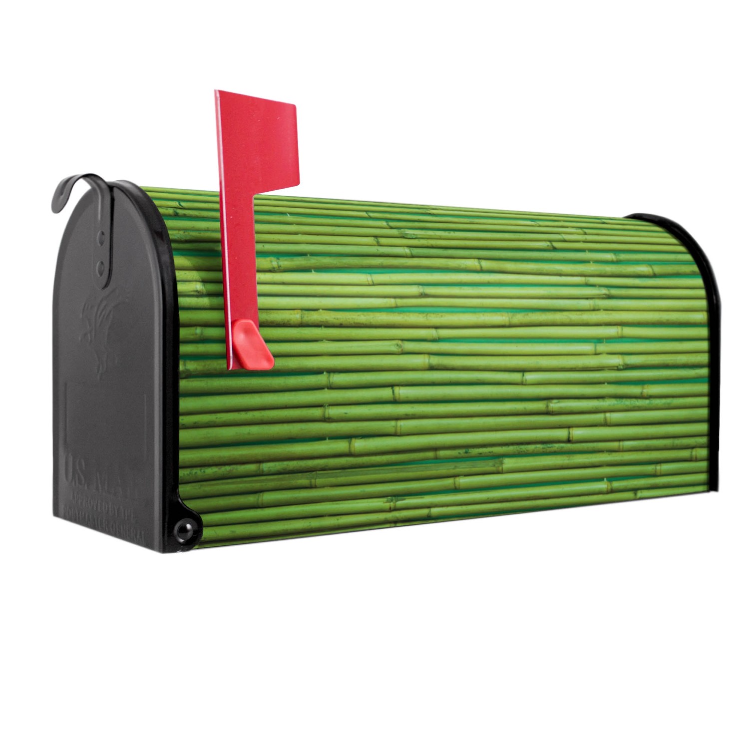 Banjado Amerikanischer Briefkasten Schwarz 48x22x16cm US Mailbox Letterbox günstig online kaufen