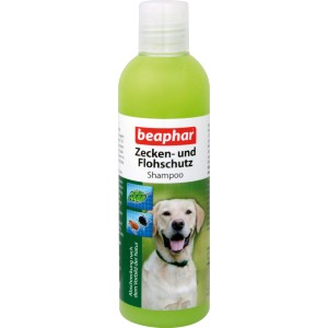 Beaphar Zecken- und Flohschutz Shampoo, 250ml Flasche für Hunde und Katzen.
