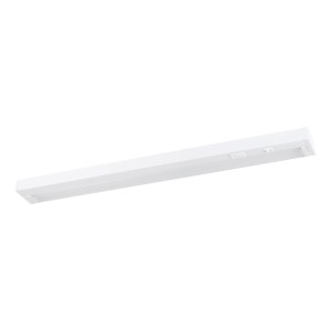 Weiße Eglo LED-Unterbauleuchte Russcallo, 57 cm, mit CCT-Schalter. Ideal für Küche und Werkbank.