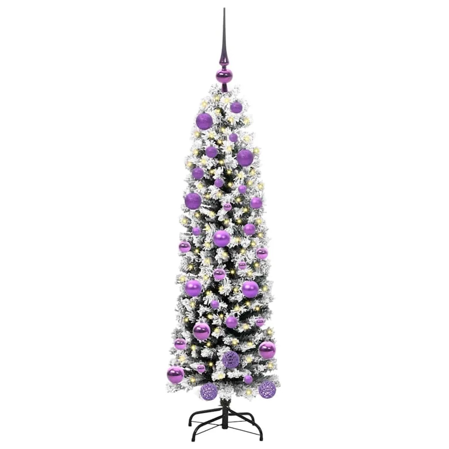 vidaXL Künstlicher Weihnachtsbaum mit 150 LEDs mit Ständer Grün 120 cm 3395002