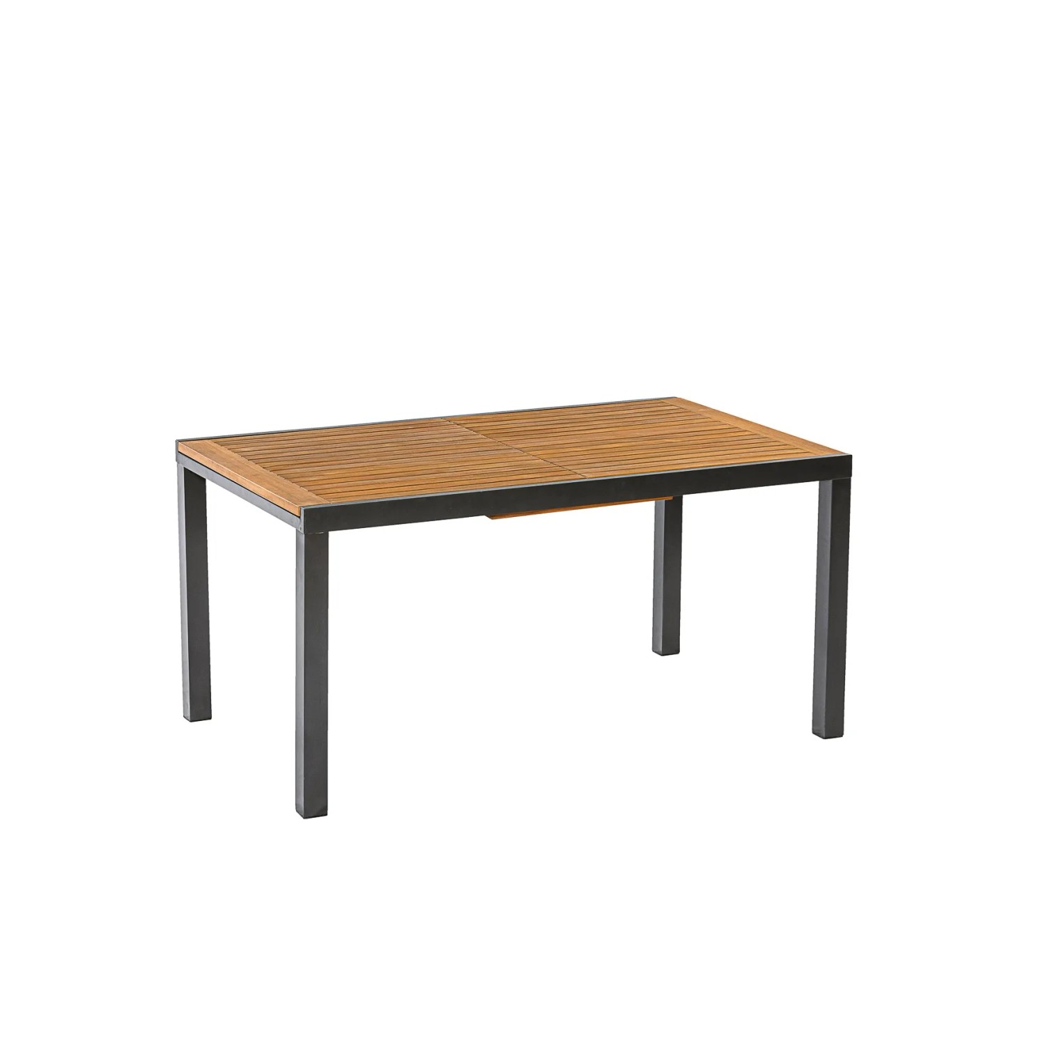 Merxx Athos Gartentisch, ausziehbar, Akazienholz-Tischplatte, Teil des 13-tlg. Gartenmöbel-Sets.