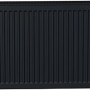 Sanicomfort Flachheizkörper DK (22) 62x140 cm, schwarz matt.