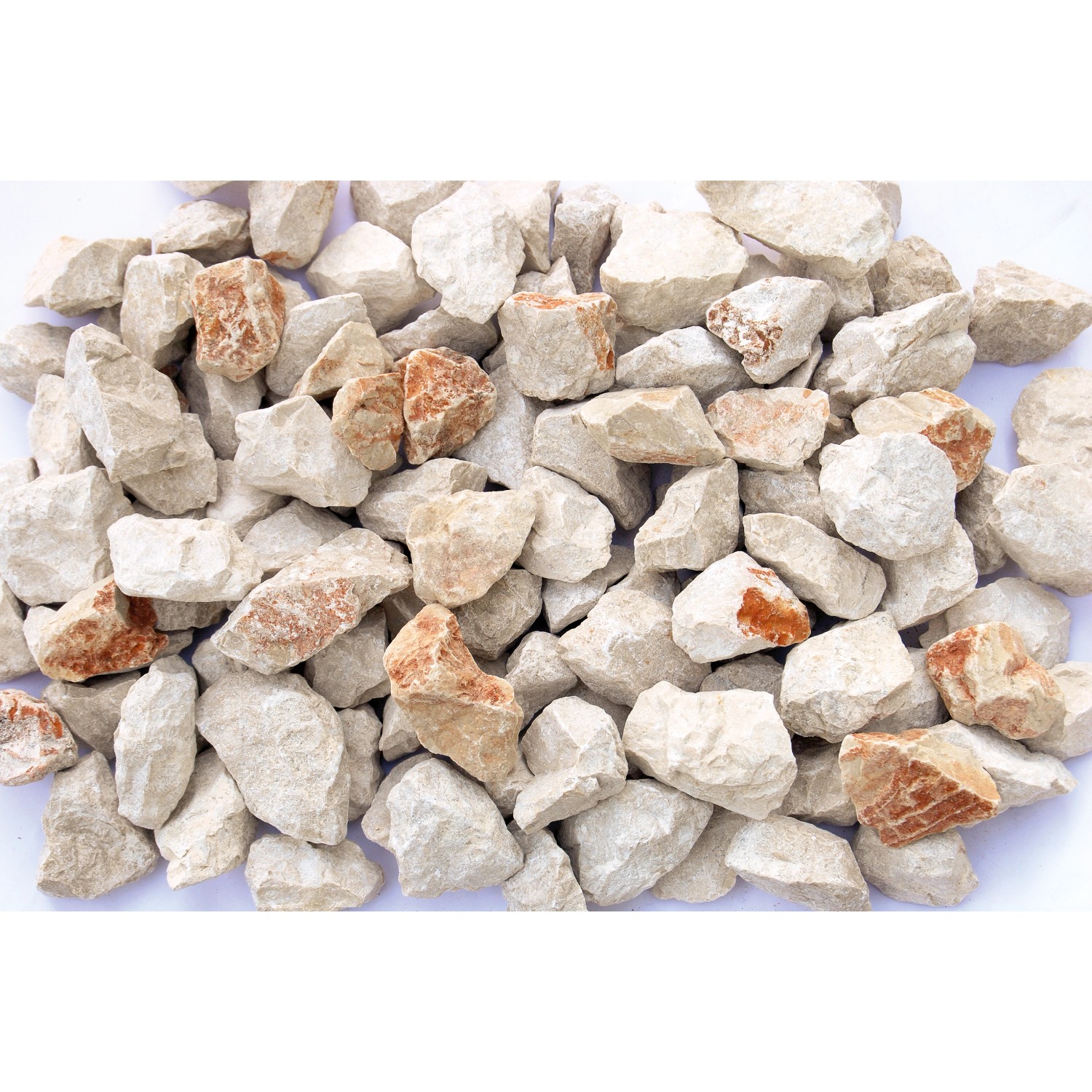 Kalksteinsplitt Dalmatien-Beige 22 - 32 mm 25 kg PE-Sack
