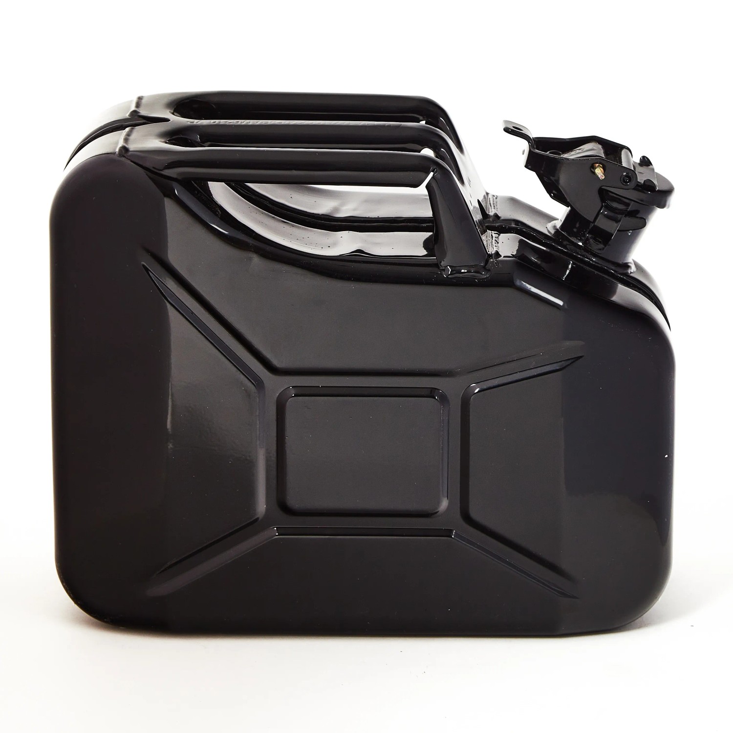 Benzinkanister 5 Liter, Stahl, schwarz, ohne Ausgießer Benzinkanister 5 Liter, Stahl, schwarz, ohne Ausgießer
