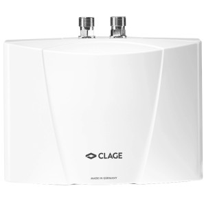 Clage MBH3 Kleindurchlauferhitzer, 3,5 kW, Untertischgerät für Handwaschbecken.