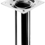 Hettich Tischbein, Ø 30 mm, 100 mm hoch, Chrom, für Möbel.