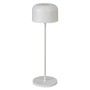 Weiße Konstsmide LED Tischleuchte Lille, 36cm, für Innen & Außen. Dekorative Außen-Dekoleuchte.