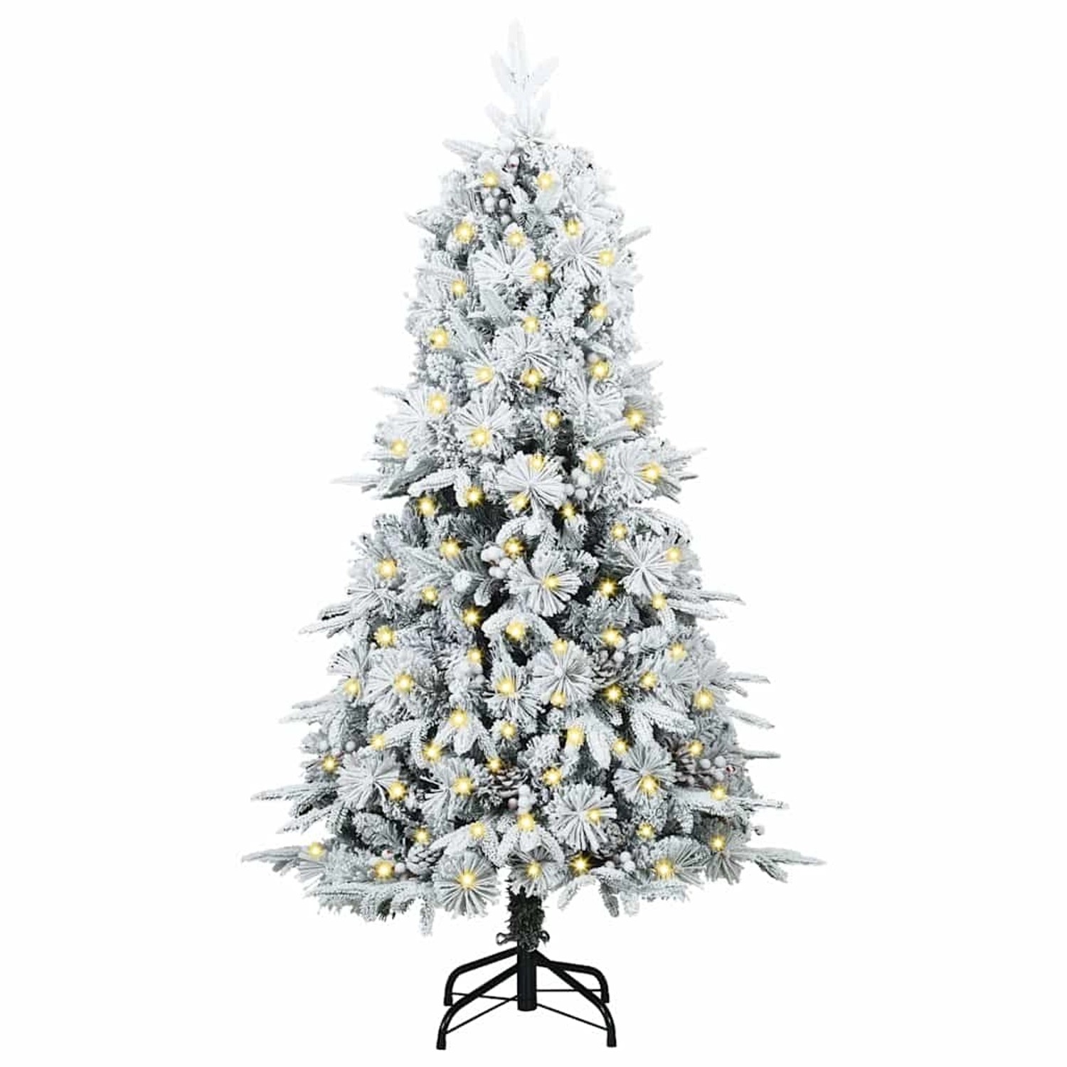 vidaXL Künstlicher Klappbarer Weihnachtsbaum Grün 120 cm PE und PVC 3397454