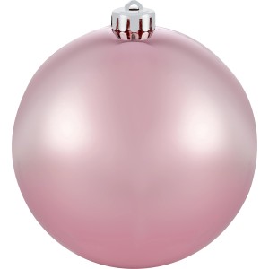Weihnachtskugel Pink, Ø 14cm, aus Kunststoff für die Weihnachtsbaumdeko.