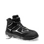 Elten Horizon Mid ESD S3 Sicherheitsschnürstiefel Gr. 42, schwarz mit Stahlkappe.