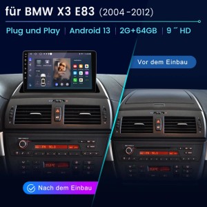 Junsun Autoradio Für BMW X3 E83 2004-2012