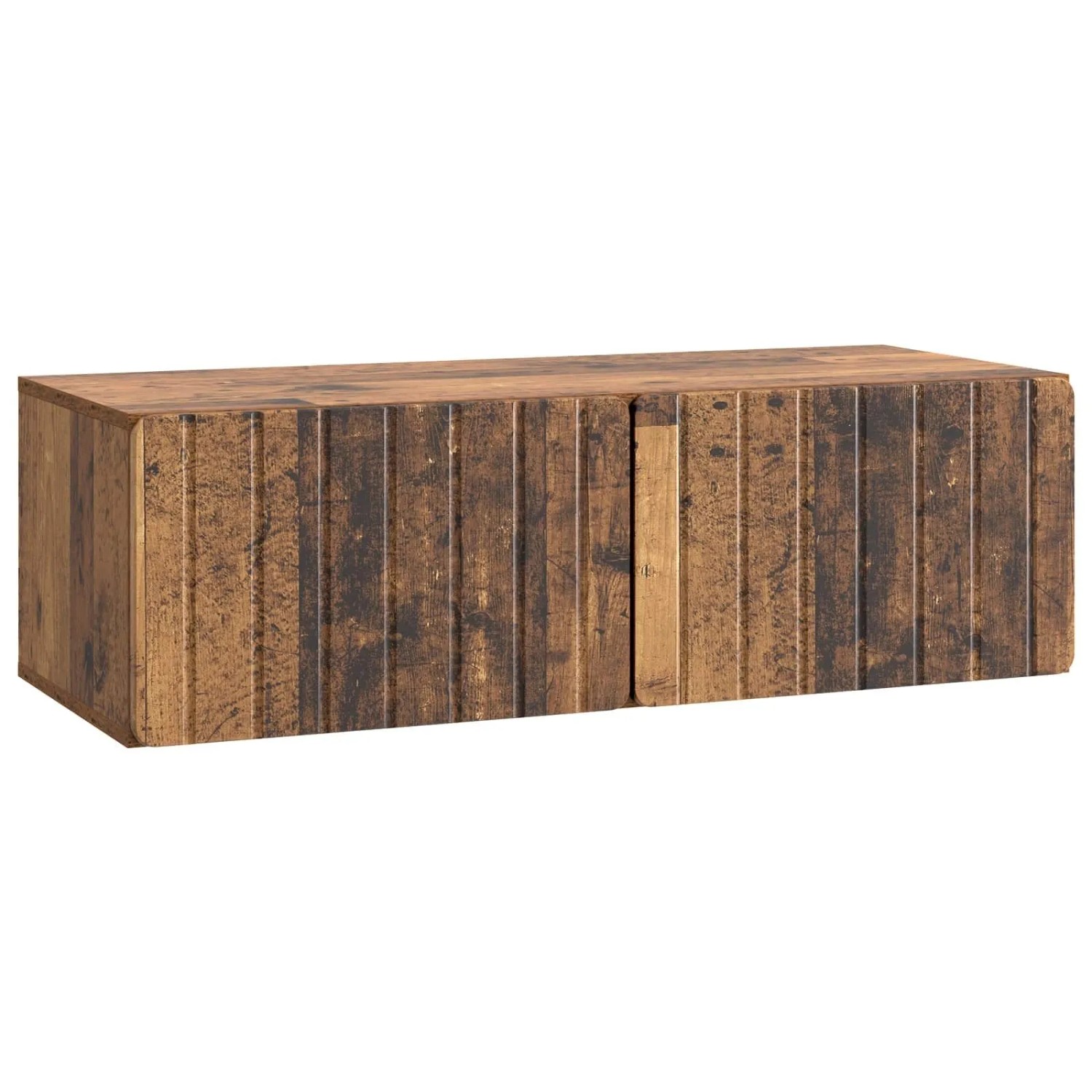 vidaXL Wandmontierter TV-Schrank Altholz 98 x 41 x 30 cm Holzwerkstoff 898363