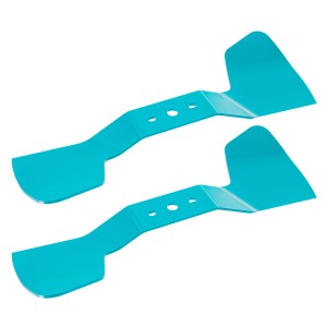 Gardena Ersatzmesser-Set, 2 blaue Messer für PowerMax Duo Rasenmäher.
