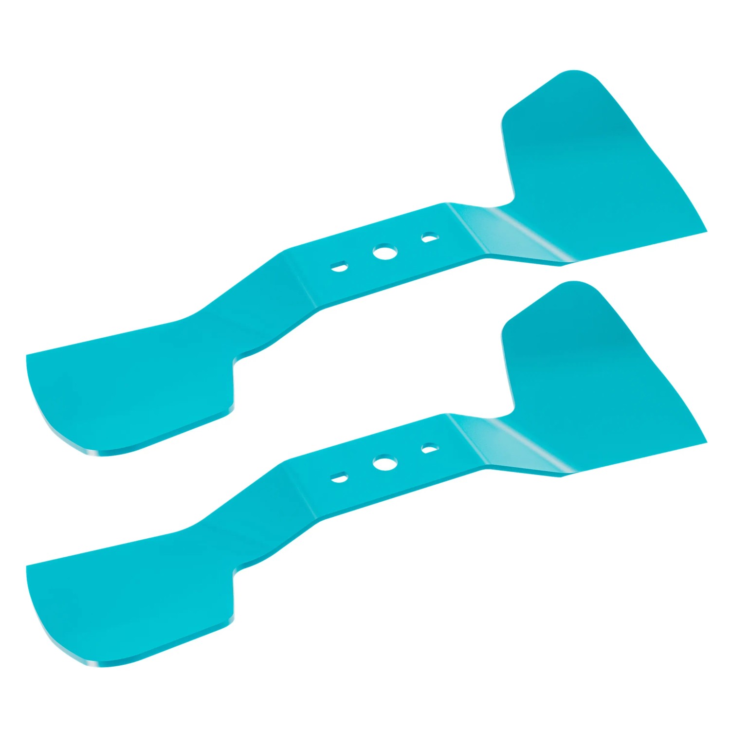 Gardena Ersatzmesser-Set, 2 blaue Messer für PowerMax Duo Rasenmäher.