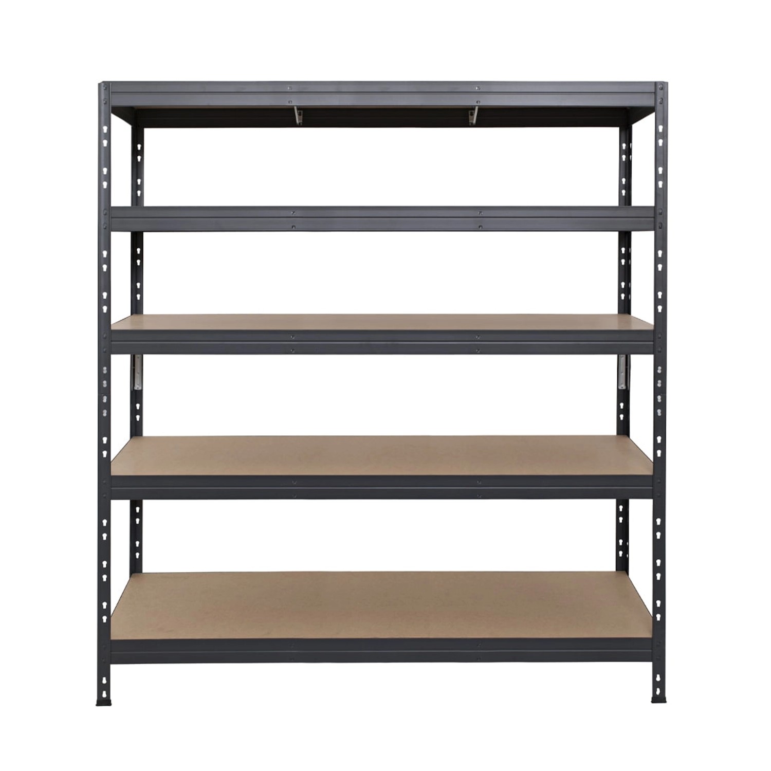 Ar Shelving Rivet Schwerlastregal 180 x 150 x 45 cm 5 Böden Anthrazit FSC® günstig online kaufen