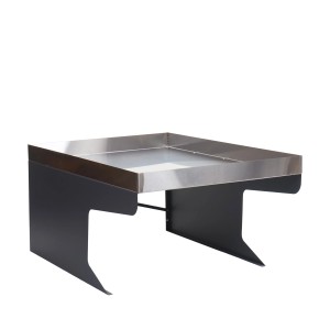 MCW XL Mährobotergarage G60 mit Pflanzkasten, Edelstahl/anthrazit. Witterungsschutz für Rasenroboter.