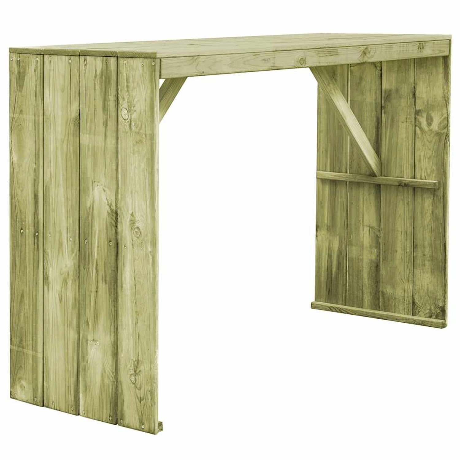 vidaXL Bartisch 170x60x110 cm Imprägniertes Kiefernholz 44902