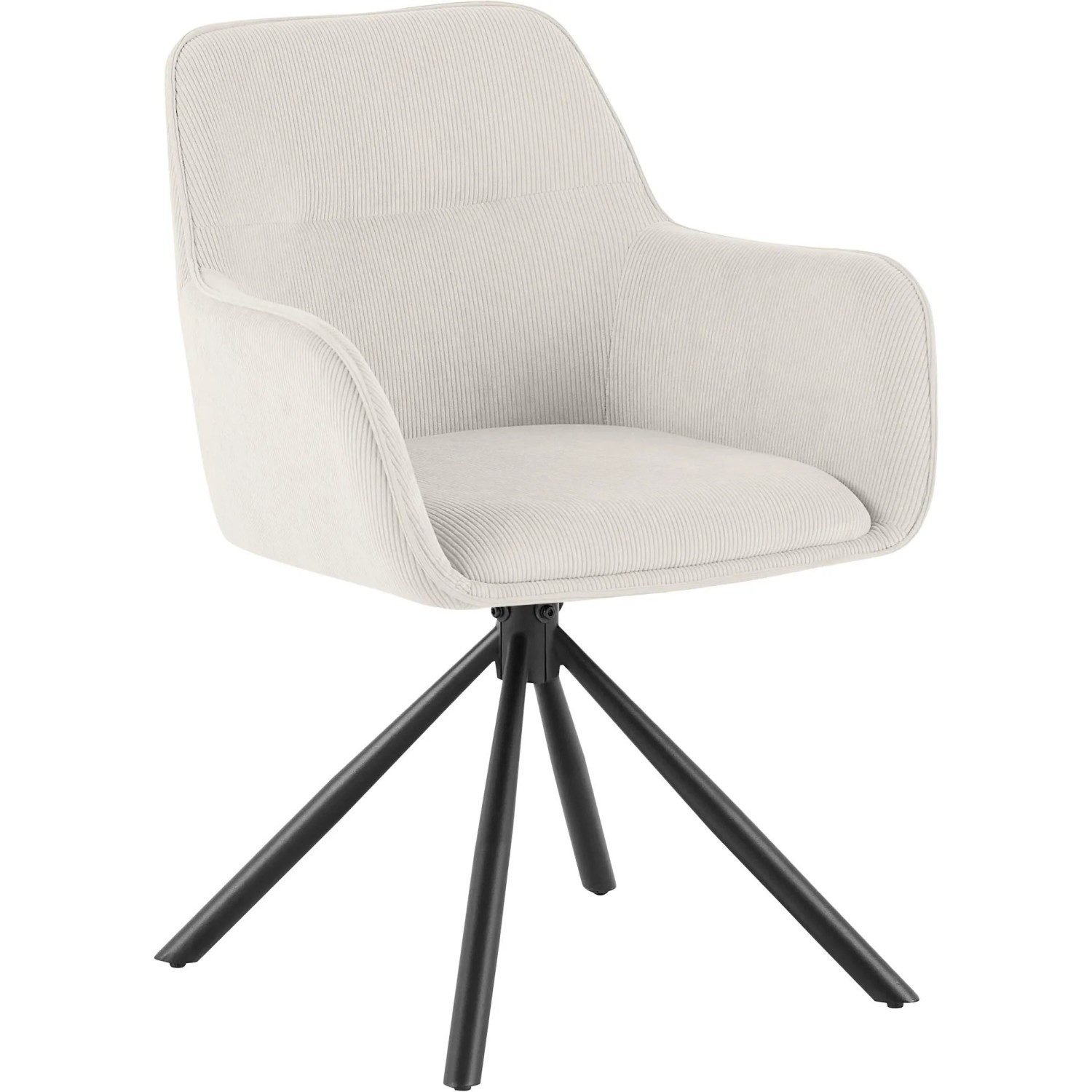 CLP Esszimmerstuhl Tipton Cord Creme