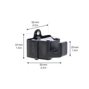 Wagner Hooks4tools Gerätehalter Hook 2er-Set, verzinkt, mit Maßangaben.