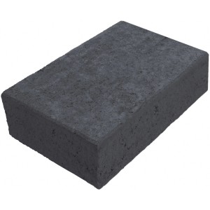 Anthrazit Blockstufe 50x35x15 cm für Treppen im Außenbereich.