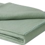 Grüne Fleecedecke (130x160 cm) für gemütliche Stunden – weich und pflegeleicht.