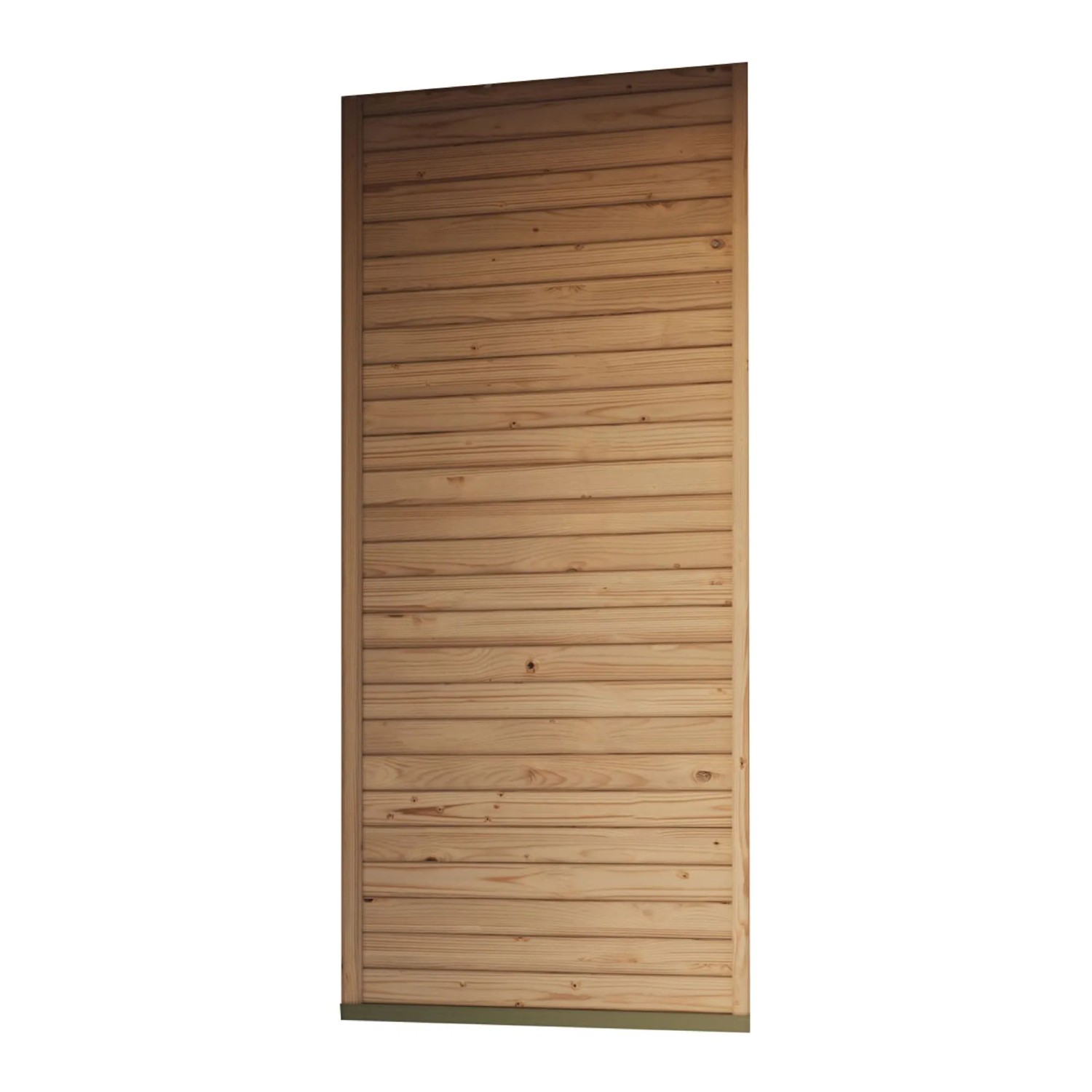Karibu Seitenwand Geschlossen für Pavillon Kvadrat 231 cm x 115 cm Natur