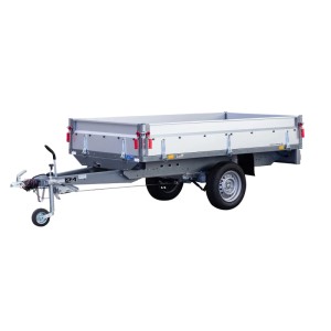 Stema Autoanhänger Basic SH 1500-25-15.1 gebremst, Ansicht von der Seite.