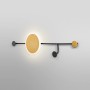Graue Ledvance Wandlampe Decor Perchero (77 cm) mit Kleiderhaken und indirektem Licht.