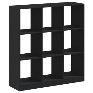 vidaXL Bücherregal Schwarz 102x32x108 cm Holzwerkstoff 3307838