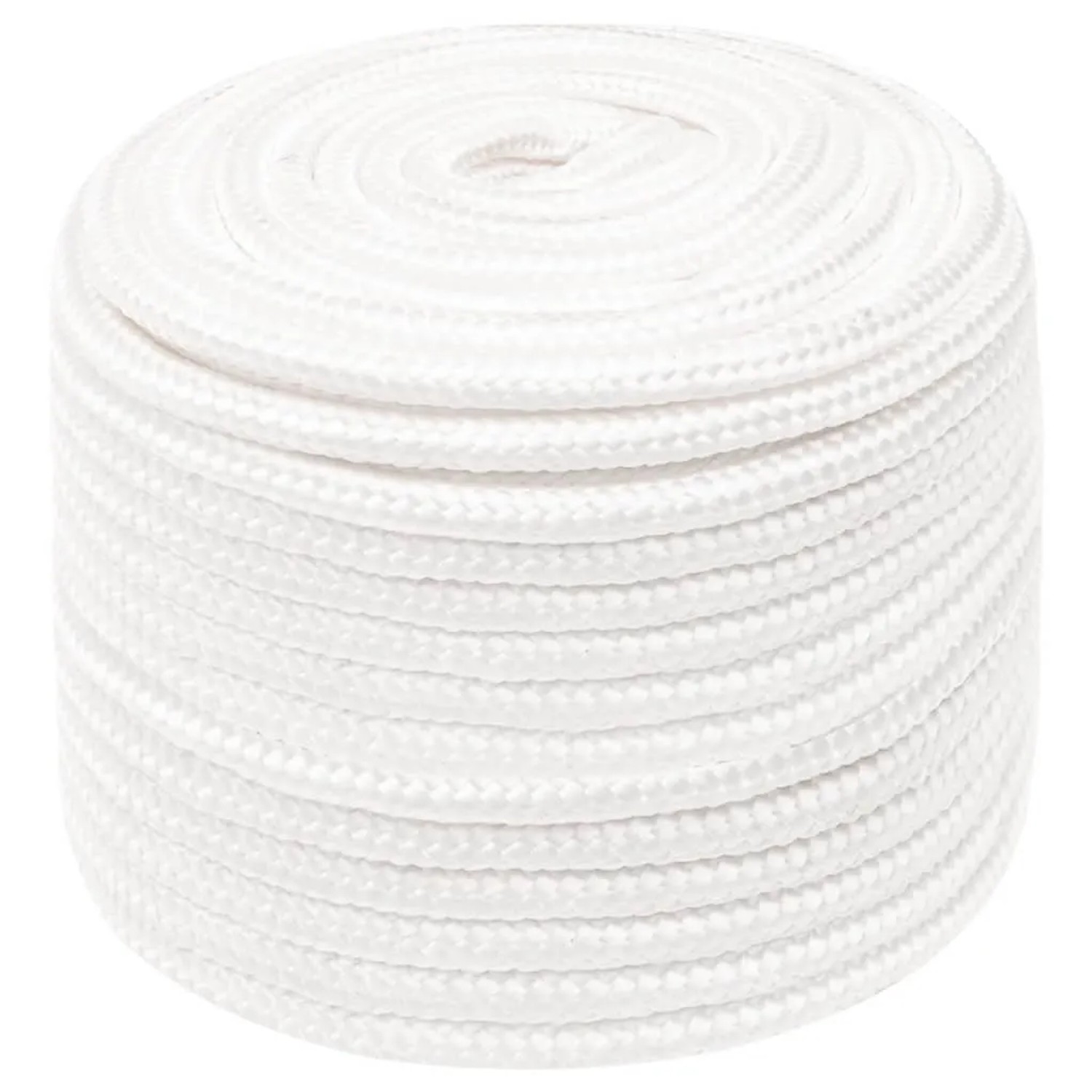 vidaXL Bootsseil Weiß 12 mm 100 m Polypropylen 152566